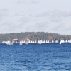 Många segel på Baggensfjärden 2012